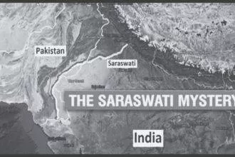Saraswati River Map