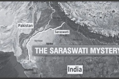 Saraswati River Map